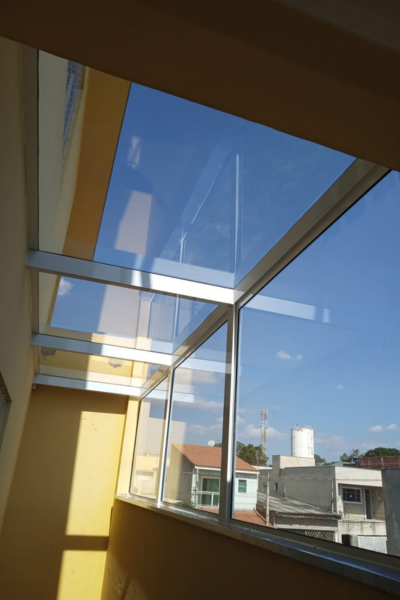 cOBERTURA EM VIDRO
Cobertura fixa