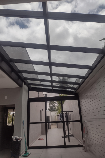 cOBERTURA EM VIDRO
Cobertura fixa