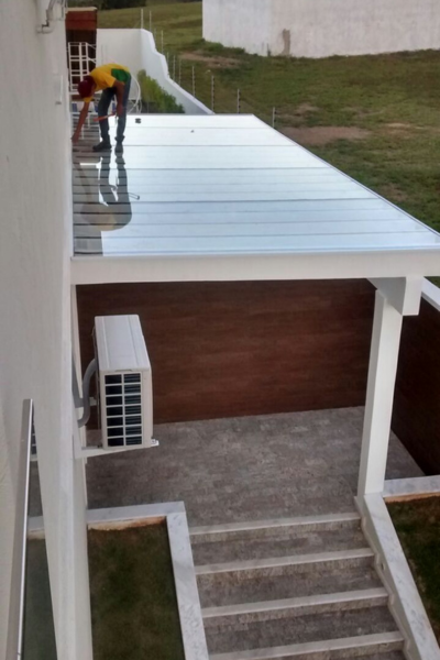 cOBERTURA EM VIDRO
Cobertura fixa