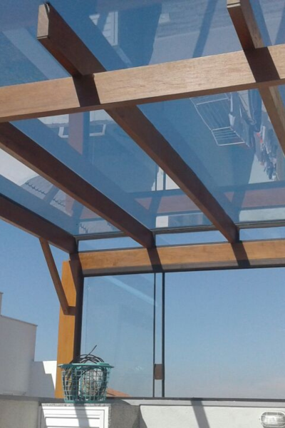 cOBERTURA EM VIDRO
Cobertura fixa