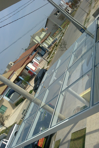 cOBERTURA EM VIDRO
Cobertura fixa