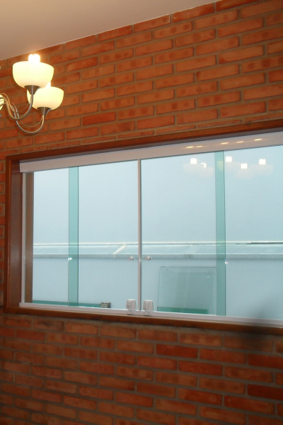 Janelas de vidro temperado