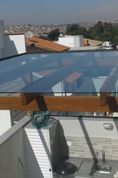 cOBERTURA EM VIDRO
Cobertura fixa