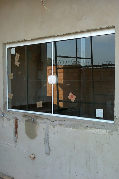 Janelas de vidro temperado