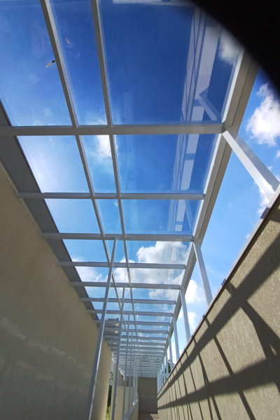 cOBERTURA EM VIDRO
Cobertura fixa