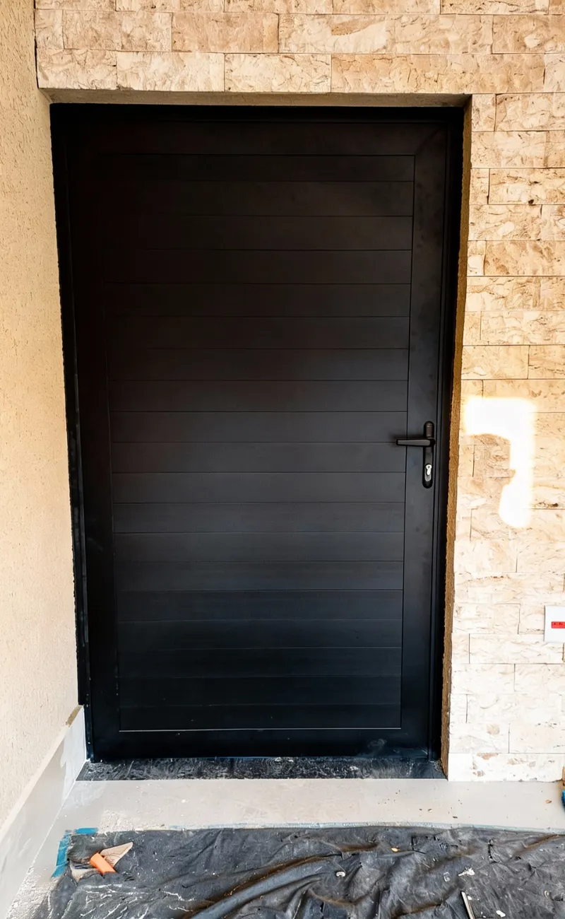 Porta de giro lambril