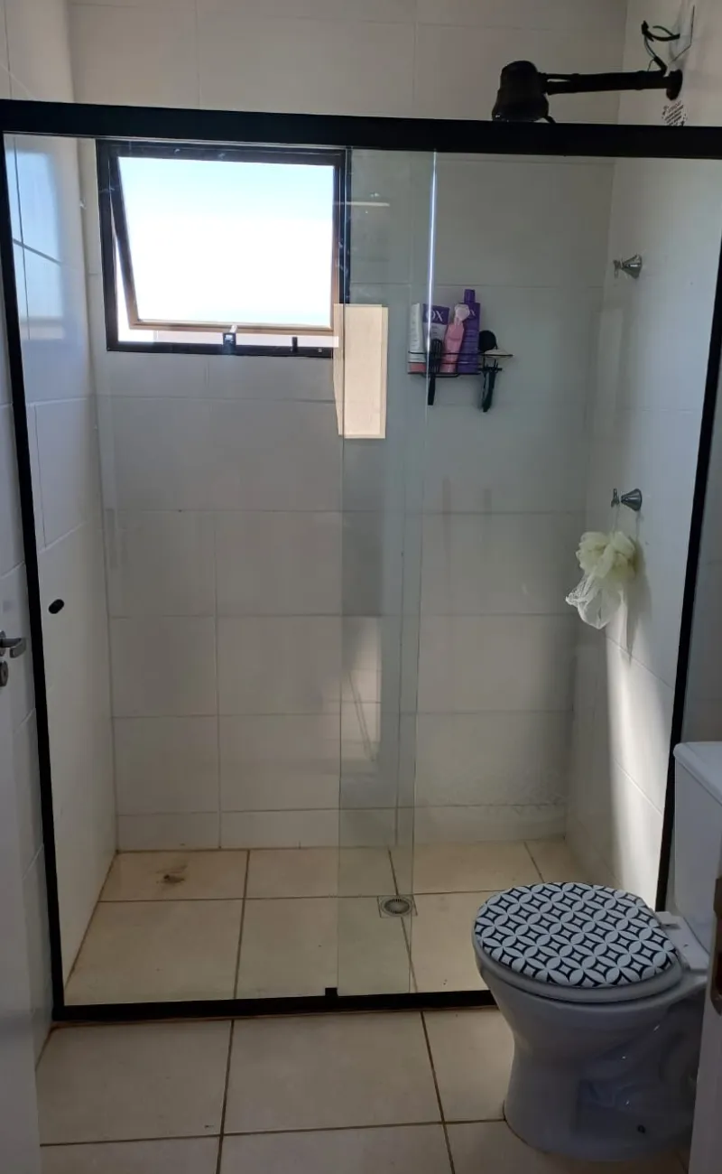 box de vidro frontal