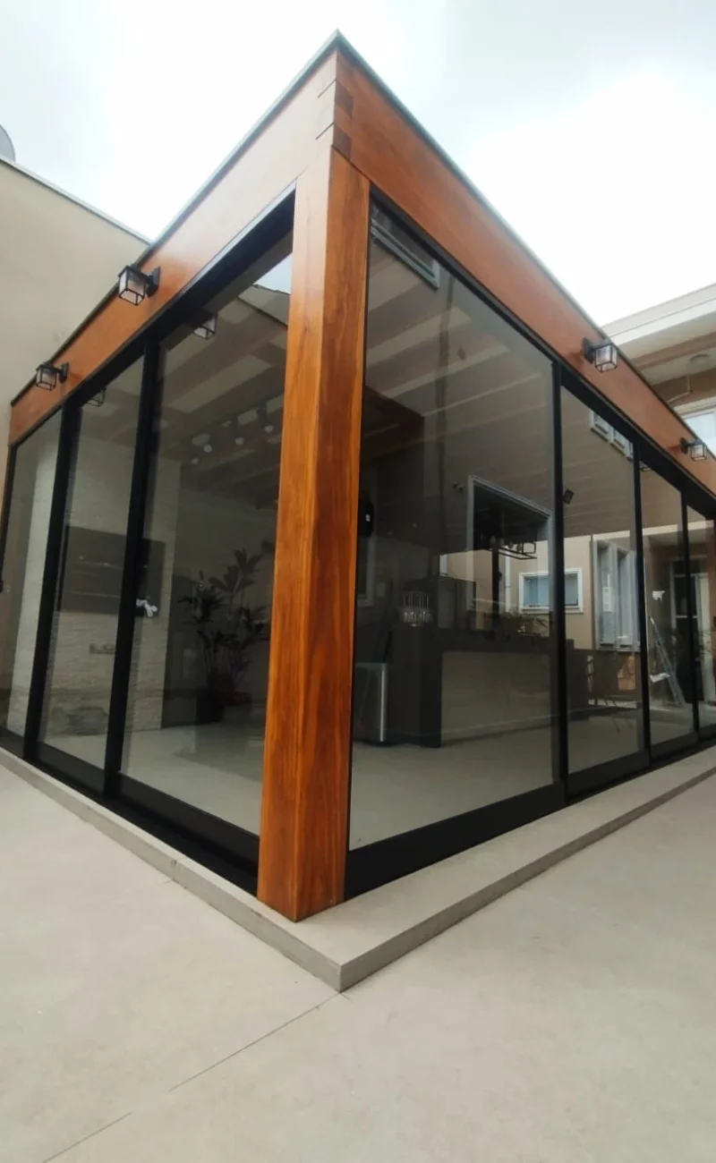 Porta max system vidro fume