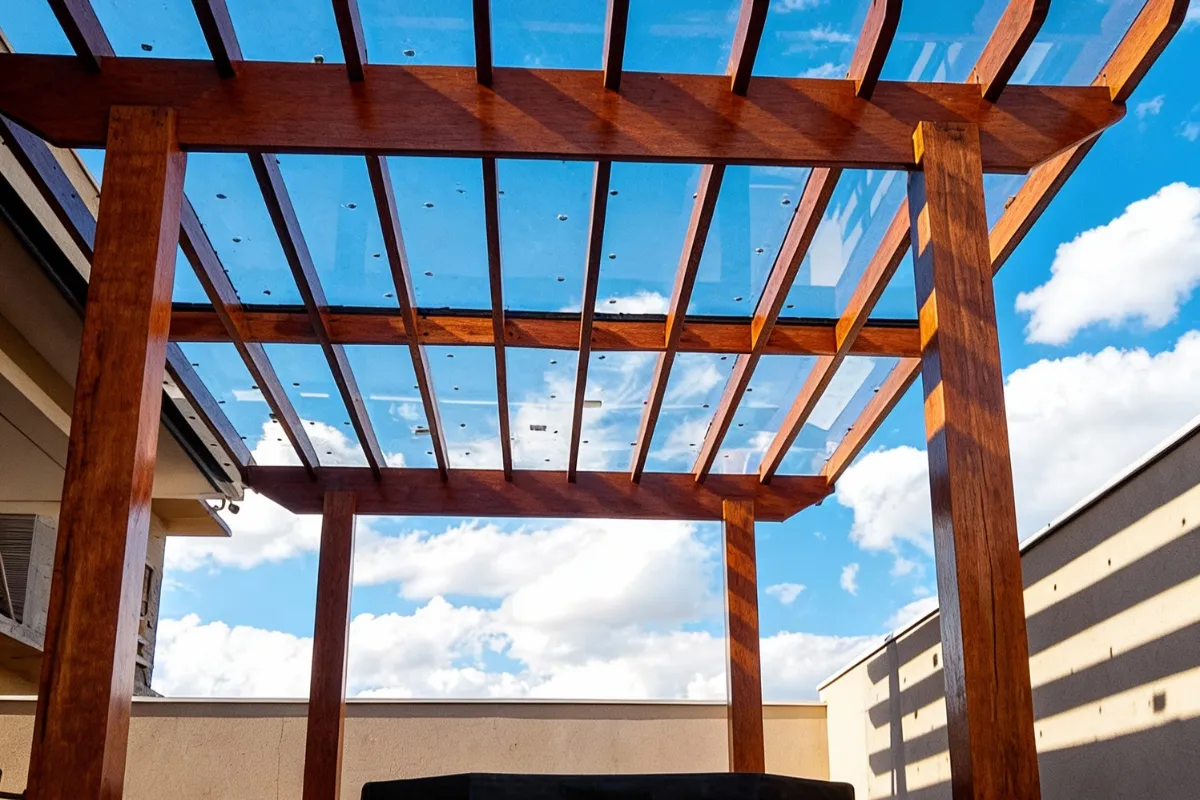 cobertura de vidro telha termostatica cobertura fixa