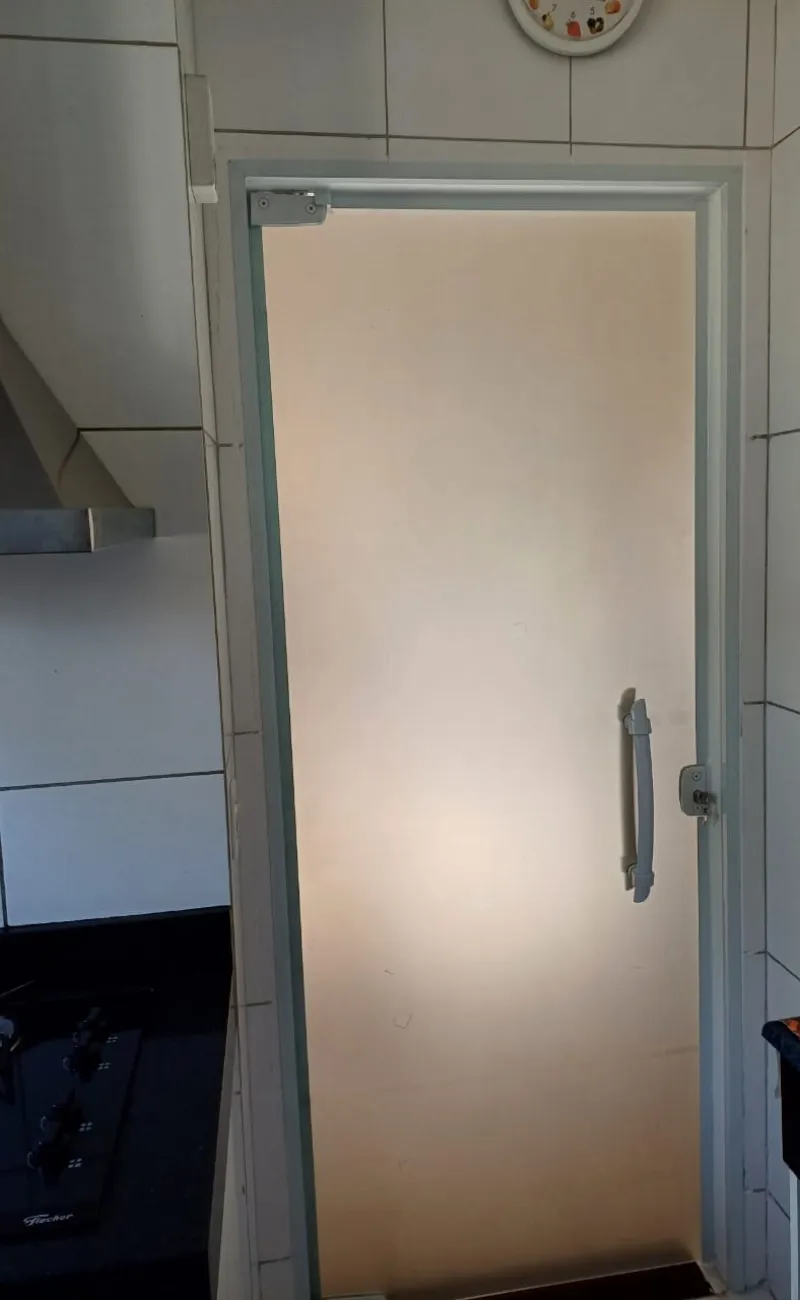 Porta de giro temperado