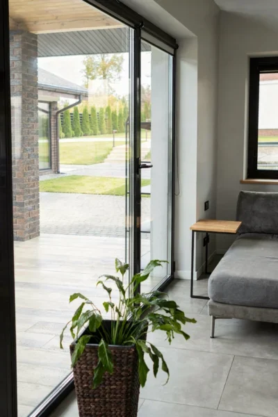 Porta esquadrias de aluminio